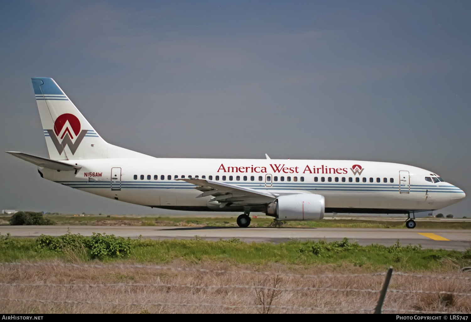 Aircraft Photo of N156AW | Boeing 737-3G7 | America West Airlines | AirHistory.net #386175