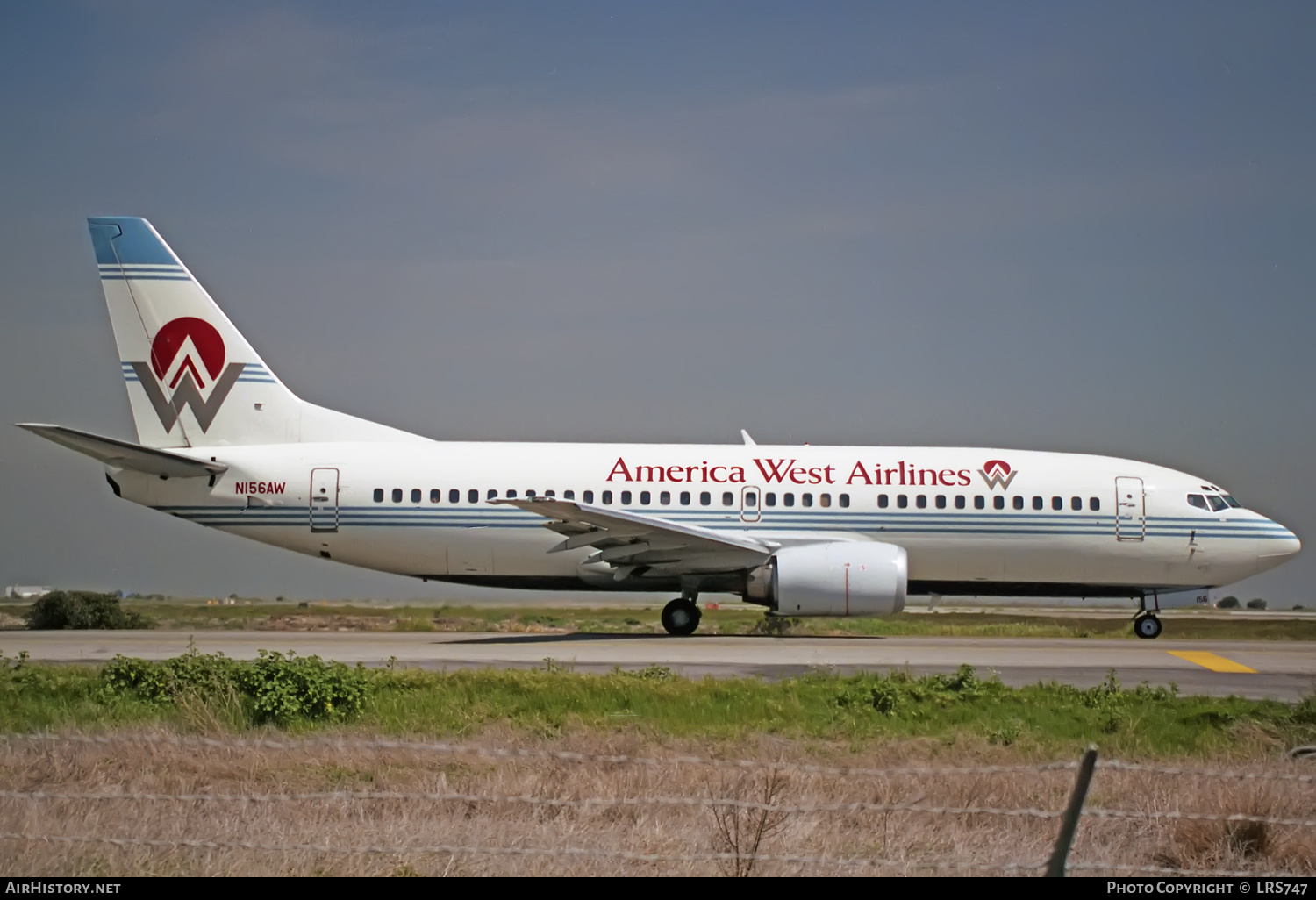 Aircraft Photo of N156AW | Boeing 737-3G7 | America West Airlines | AirHistory.net #386175