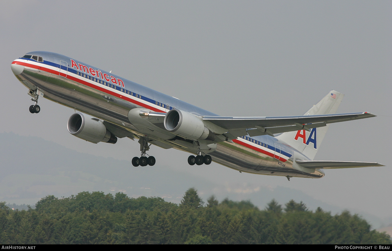 Aircraft Photo of N351AA | Boeing 767-323/ER | American Airlines | AirHistory.net #386176