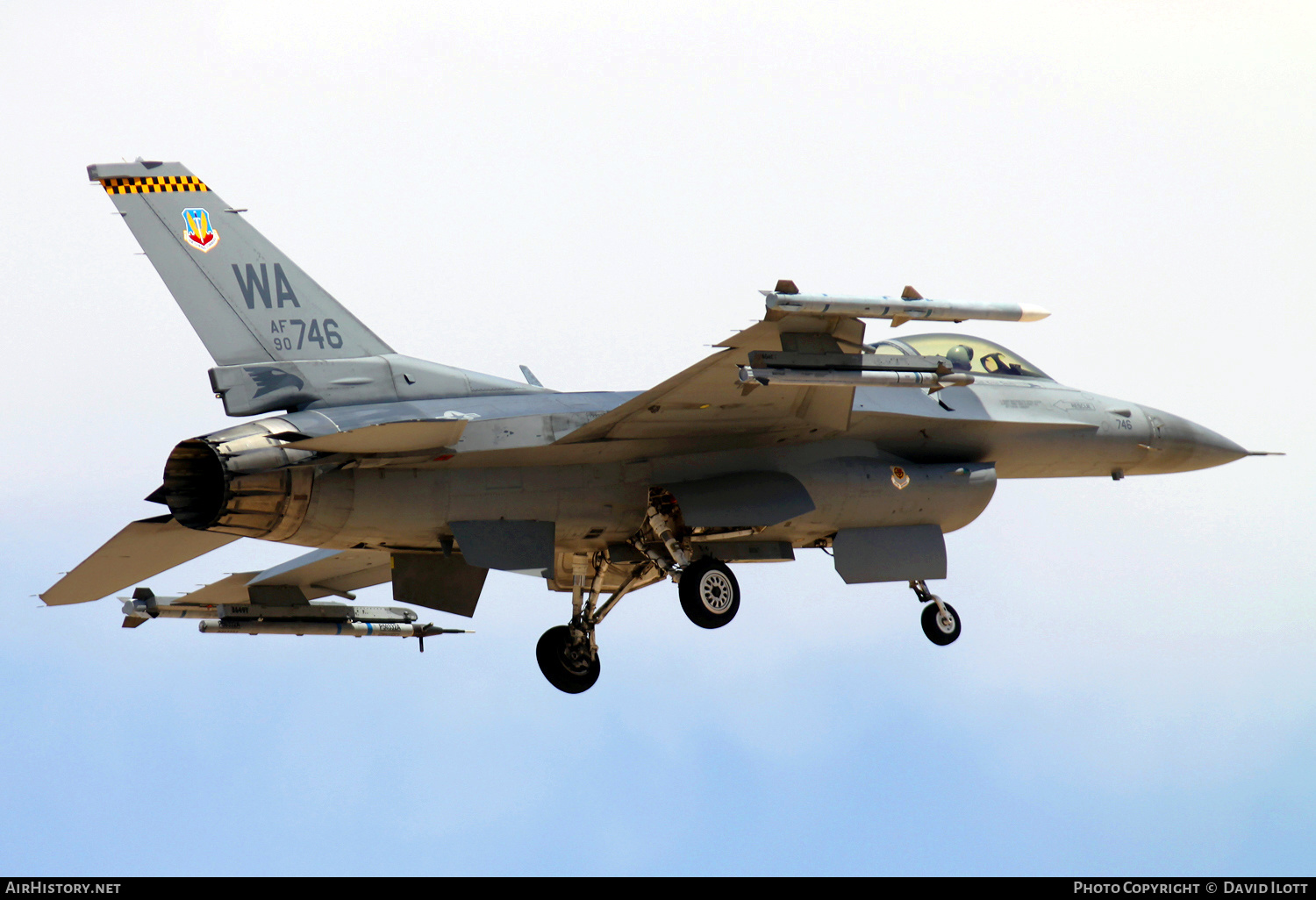 Aircraft Photo of 90-0746 / AF90-746 | General Dynamics F-16C Fighting Falcon | USA - Air Force | AirHistory.net #386184