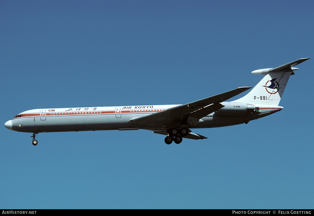 Aircraft Photo of P-881 | Ilyushin Il-62M | Air Koryo | AirHistory.net #386202