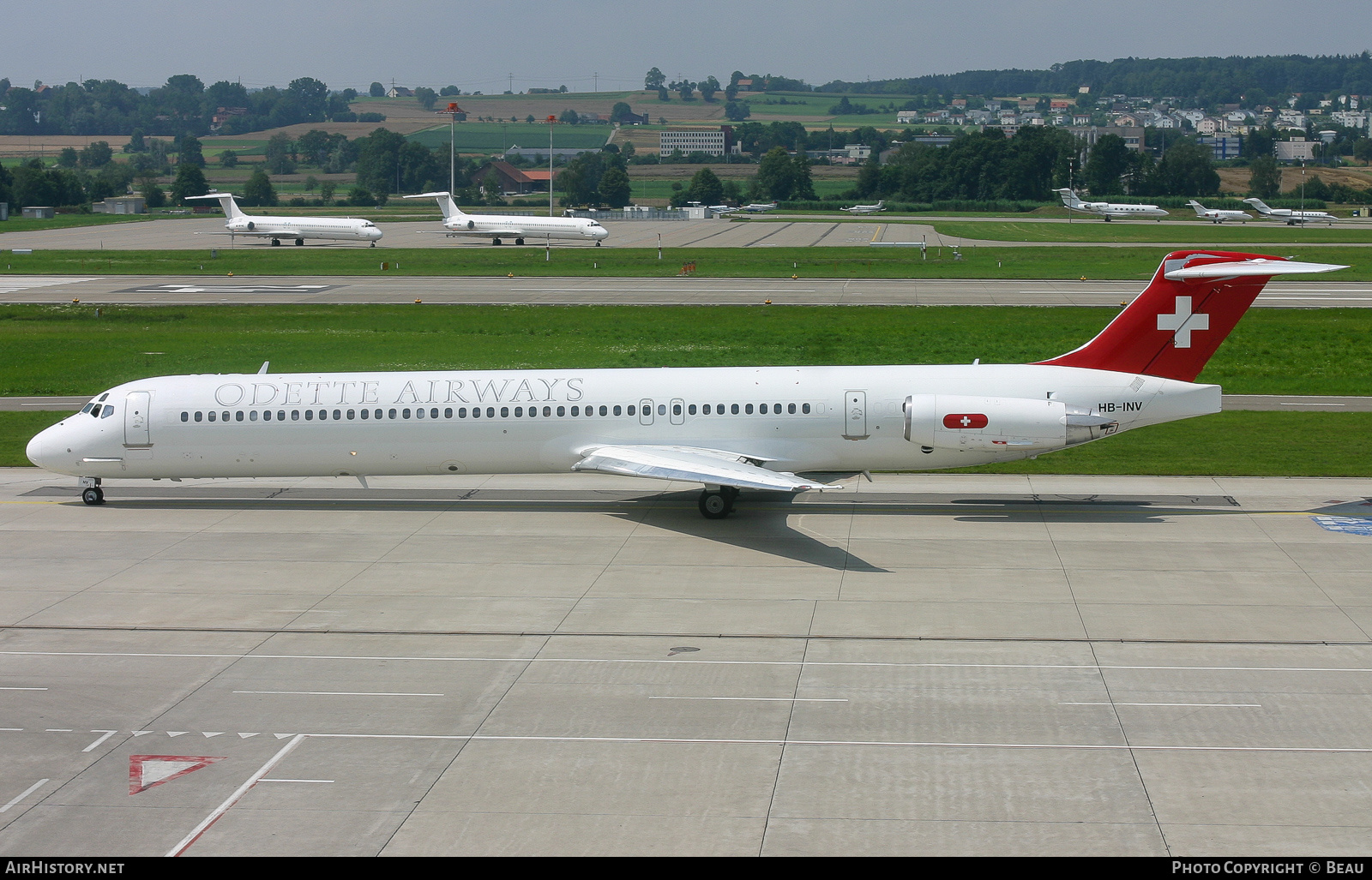 Aircraft Photo of HB-INV | McDonnell Douglas MD-83 (DC-9-83) | Odette Airways | AirHistory.net #386203
