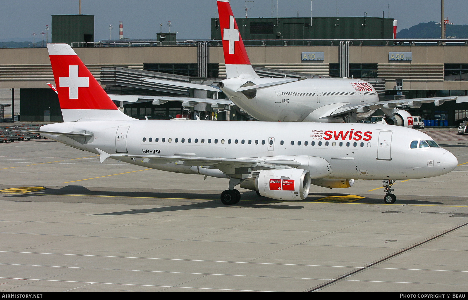 Aircraft Photo of HB-IPV | Airbus A319-112 | Swiss International Air Lines | AirHistory.net #386205