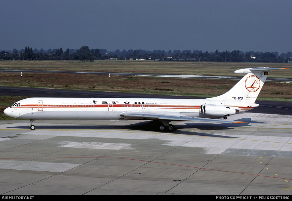 Aircraft Photo of YR-IRB | Ilyushin Il-62 | TAROM - Transporturile Aeriene Române | AirHistory.net #386210