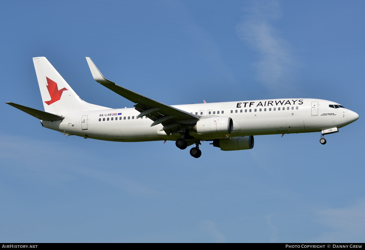 Aircraft Photo of 9A-LAB | Boeing 737-8K5 | ETF Airways | AirHistory.net #386216