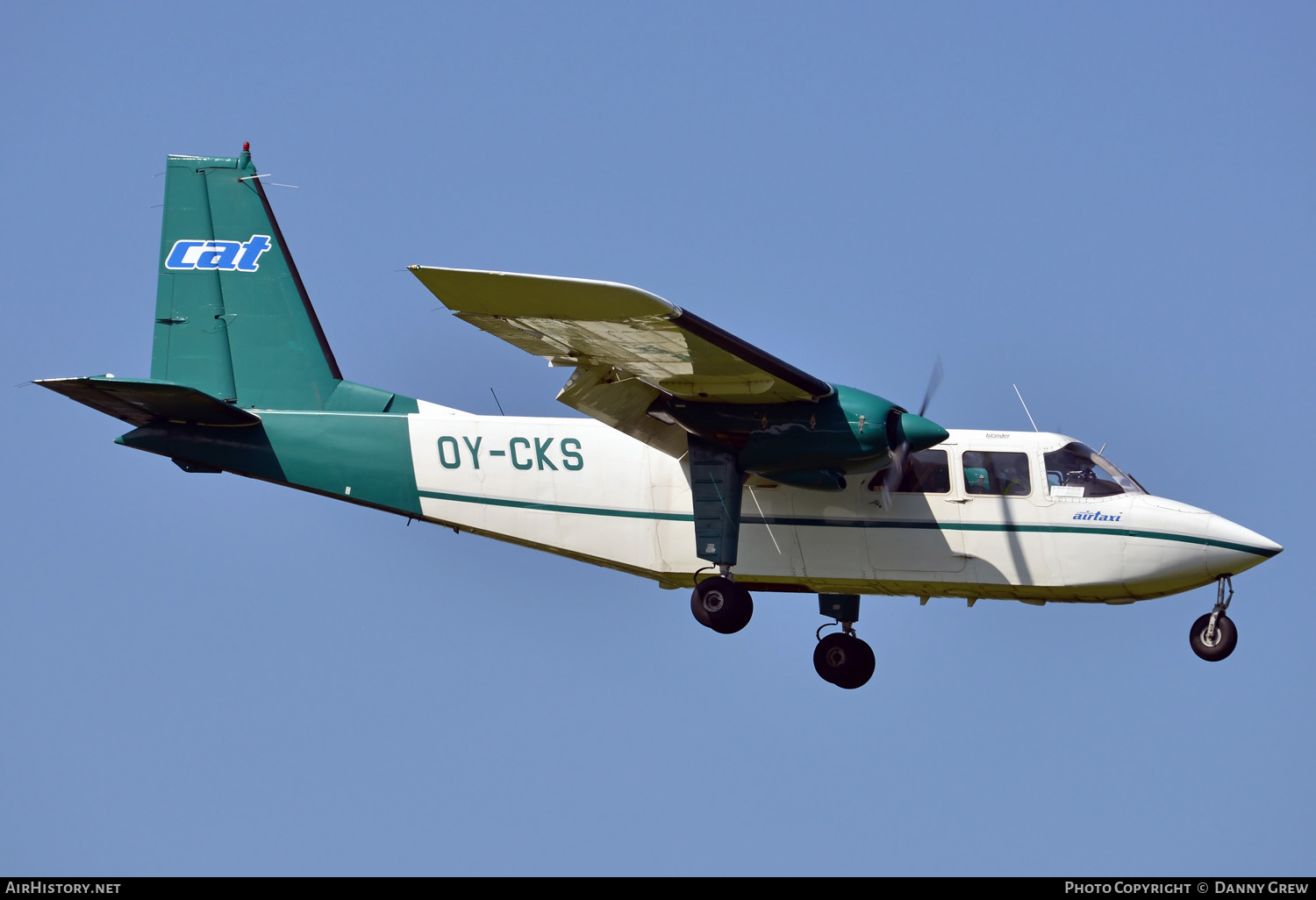 Aircraft Photo of OY-CKS | Britten-Norman BN-2A-21 Islander | CAT - Copenhagen AirTaxi | AirHistory.net #386238