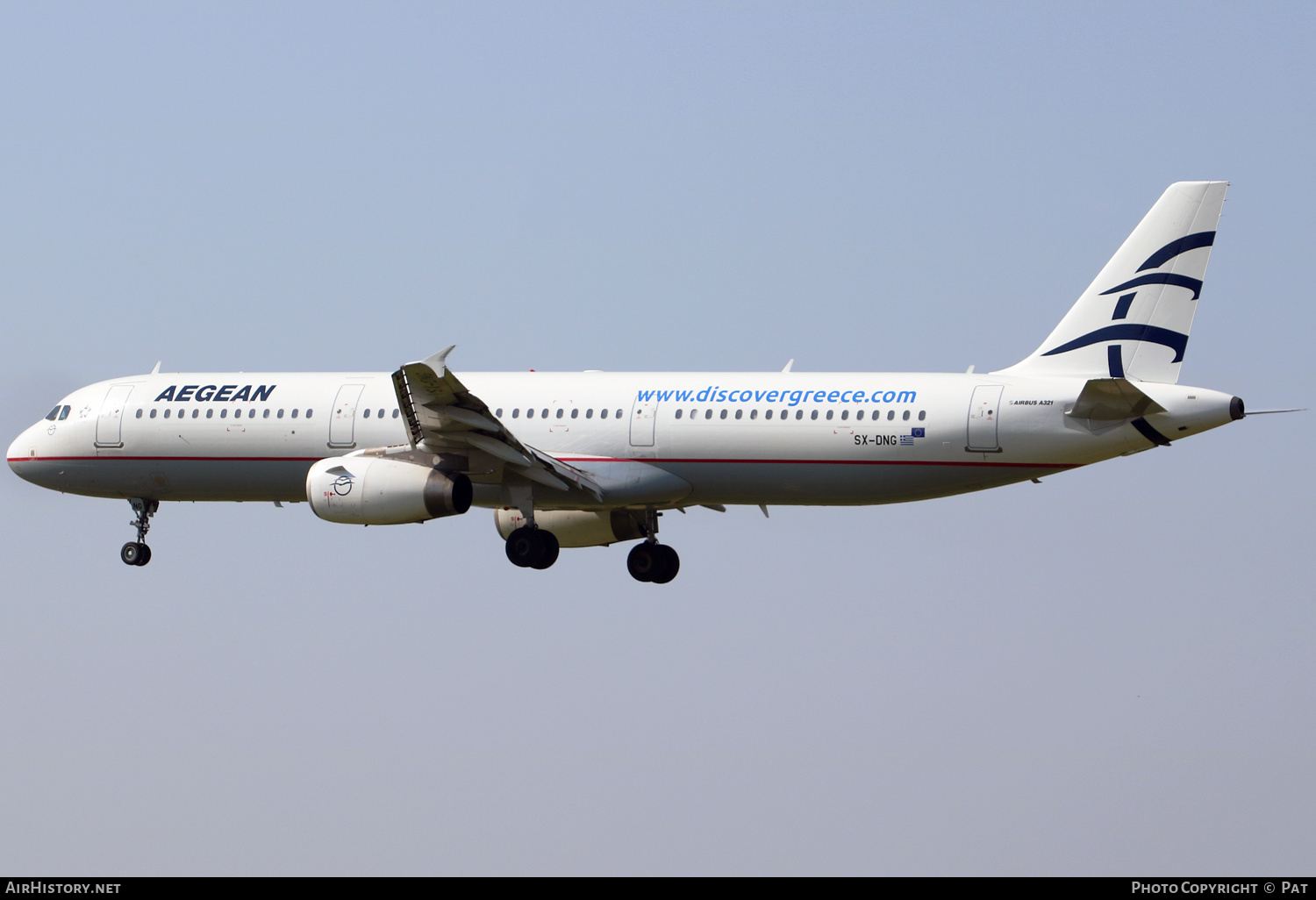 Aircraft Photo of SX-DNG | Airbus A321-231 | Aegean Airlines | AirHistory.net #386239