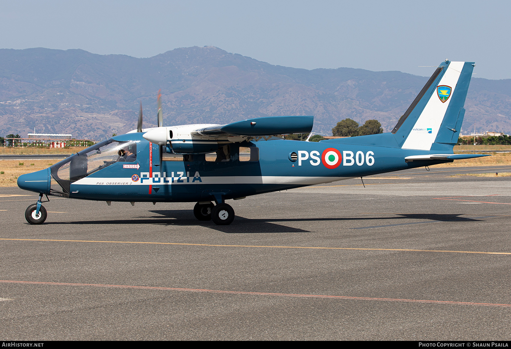Aircraft Photo of PS-B06 | Partenavia P-68 Observer 2 | Italy - Polizia | AirHistory.net #386240