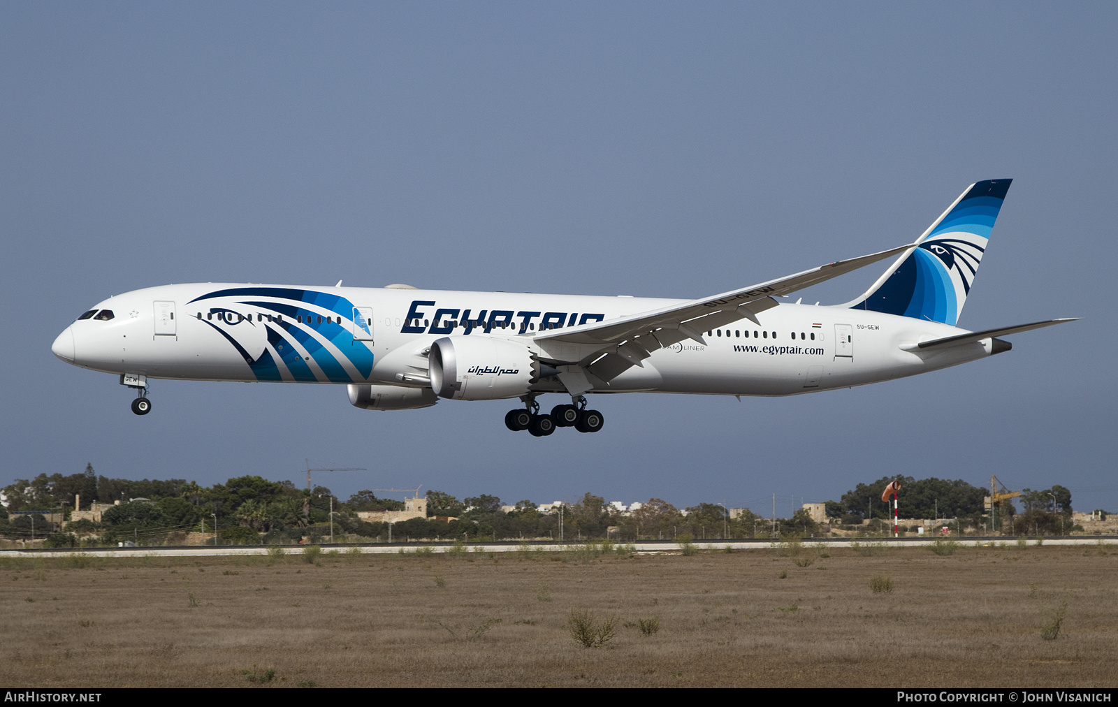 Aircraft Photo of SU-GEW | Boeing 787-9 Dreamliner | EgyptAir | AirHistory.net #386244