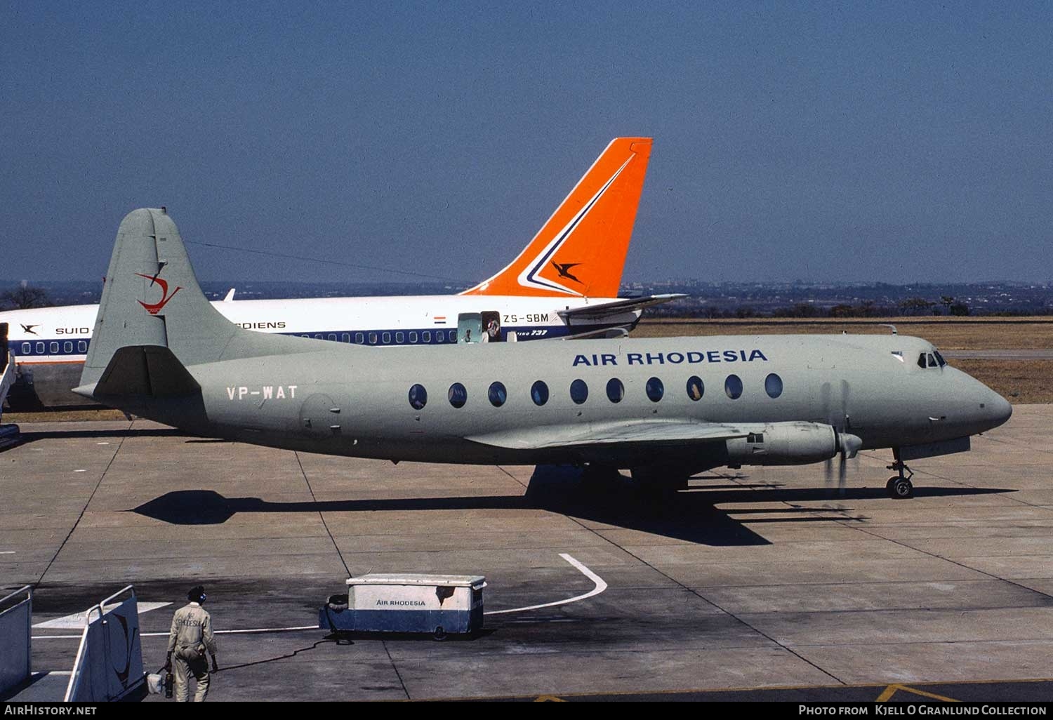 Aircraft Photo of VP-WAT | Vickers 782D Viscount | Air Rhodesia | AirHistory.net #386248