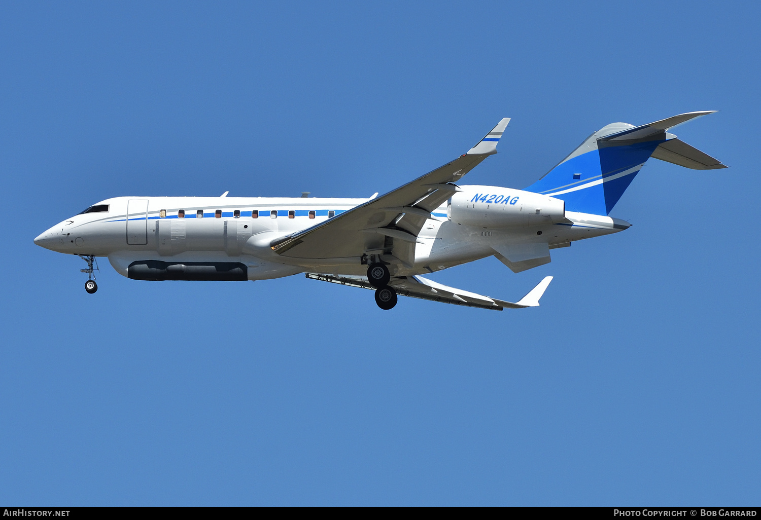 Aircraft Photo of N420AG | Bombardier Global Express (BD-700-1A10) | AirHistory.net #386254