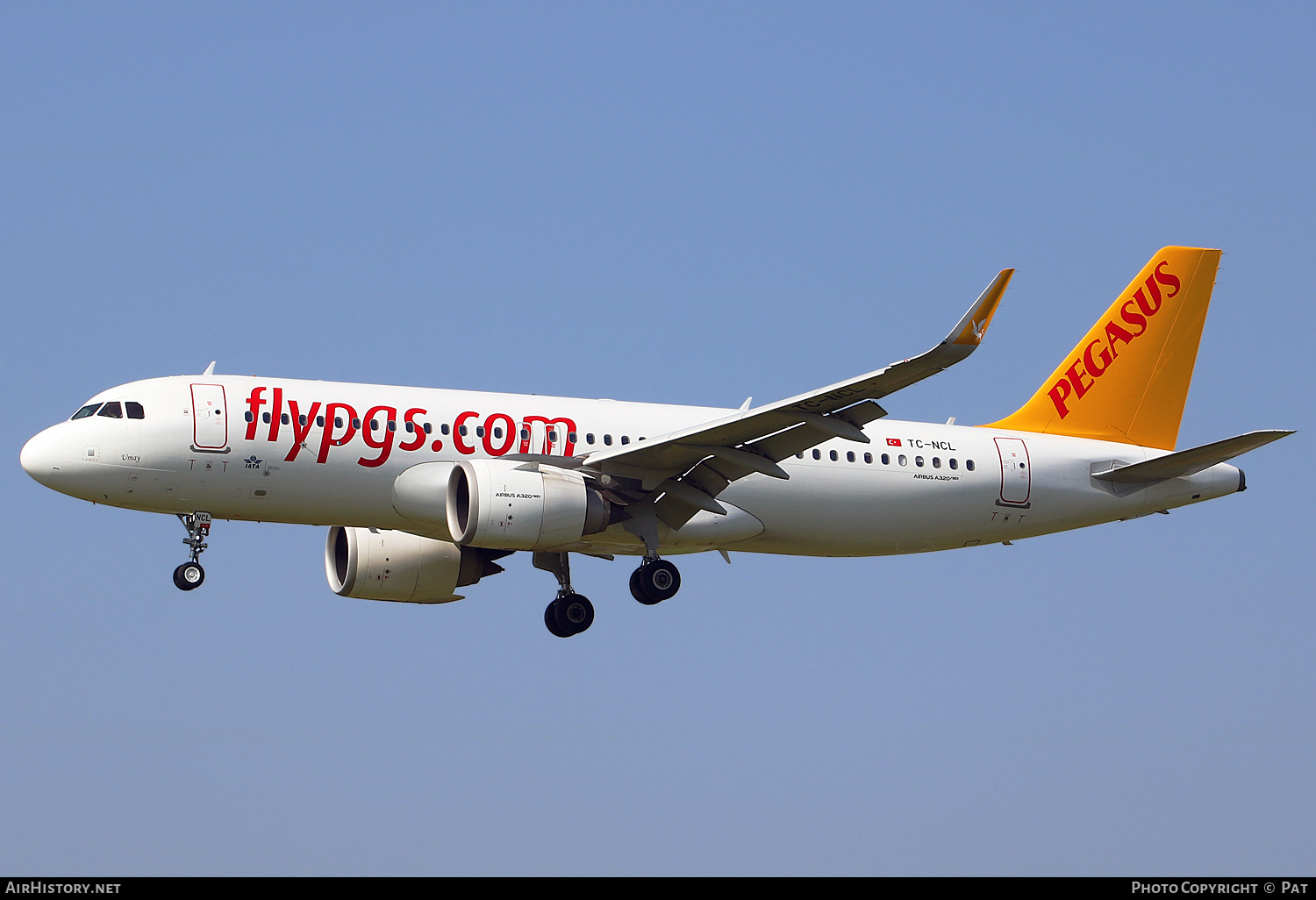 Aircraft Photo of TC-NCL | Airbus A320-251N | Pegasus Airlines | AirHistory.net #386260