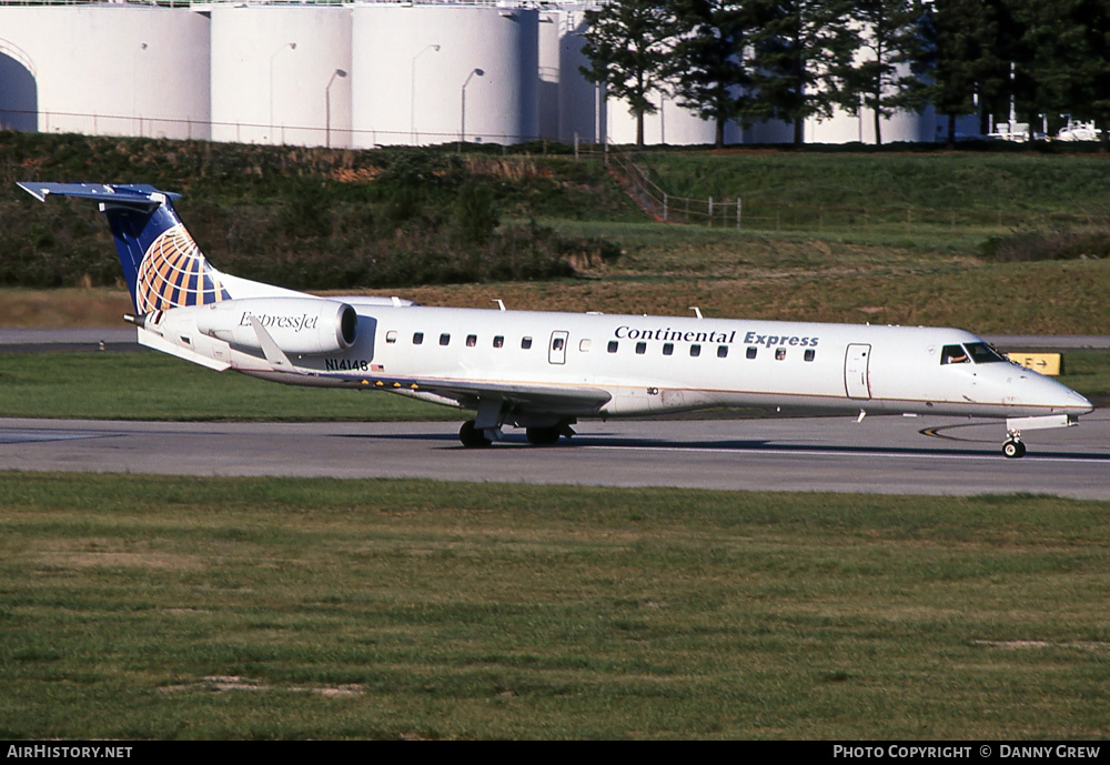 Aircraft Photo of N14148 | Embraer ERJ-145XR (EMB-145XR) | Continental Express | AirHistory.net #386302