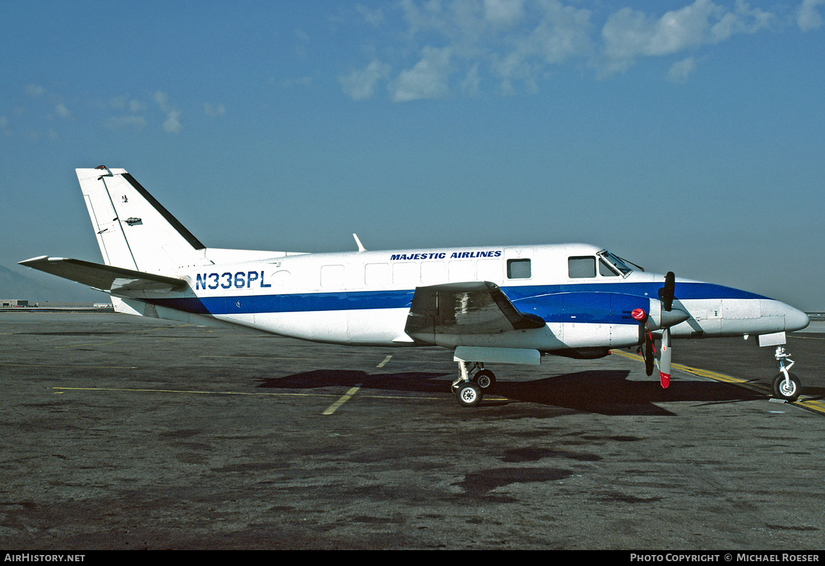 Aircraft Photo of N336PL | Beech 99 Airliner | Majestic Airlines | AirHistory.net #386322