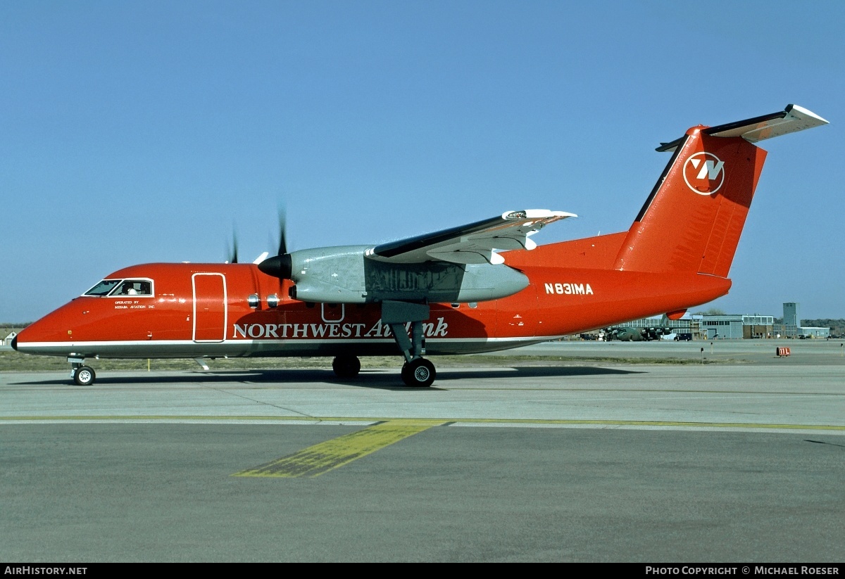 Aircraft Photo of N831MA | De Havilland Canada DHC-8-103A Dash 8 | Northwest Airlink | AirHistory.net #386323