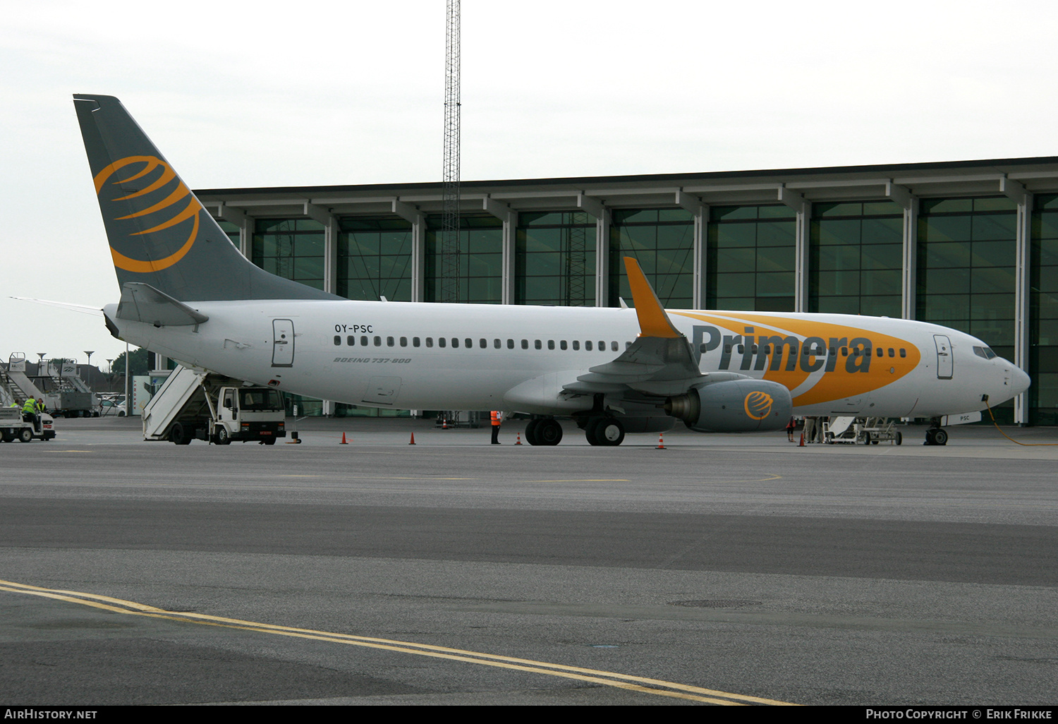 Aircraft Photo of OY-PSC | Boeing 737-8Q8 | Primera Air | AirHistory.net #386359