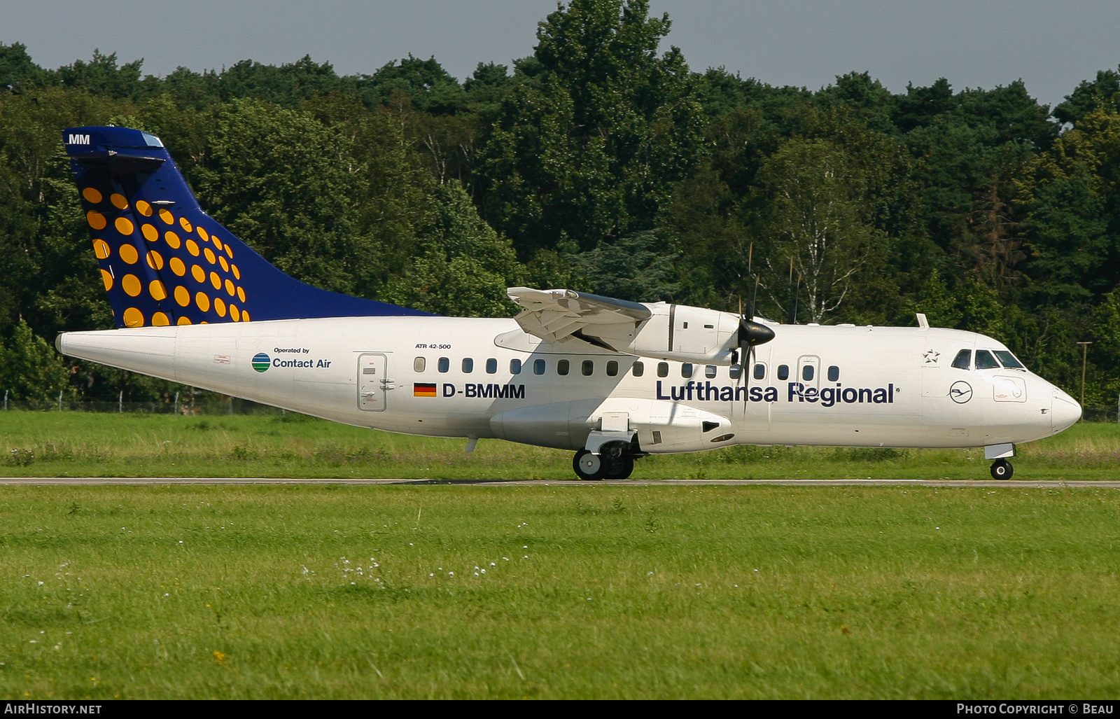 Aircraft Photo of D-BMMM | ATR ATR-42-500 | Lufthansa Regional | AirHistory.net #386377