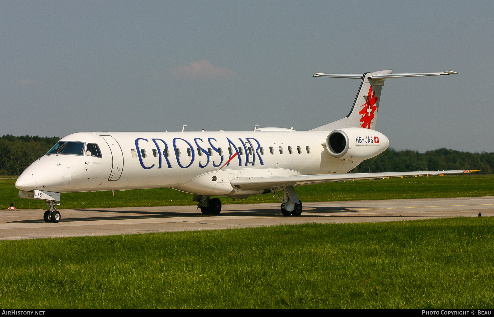 Aircraft Photo of HB-JAS | Embraer ERJ-145LU (EMB-145LU) | Crossair | AirHistory.net #386396