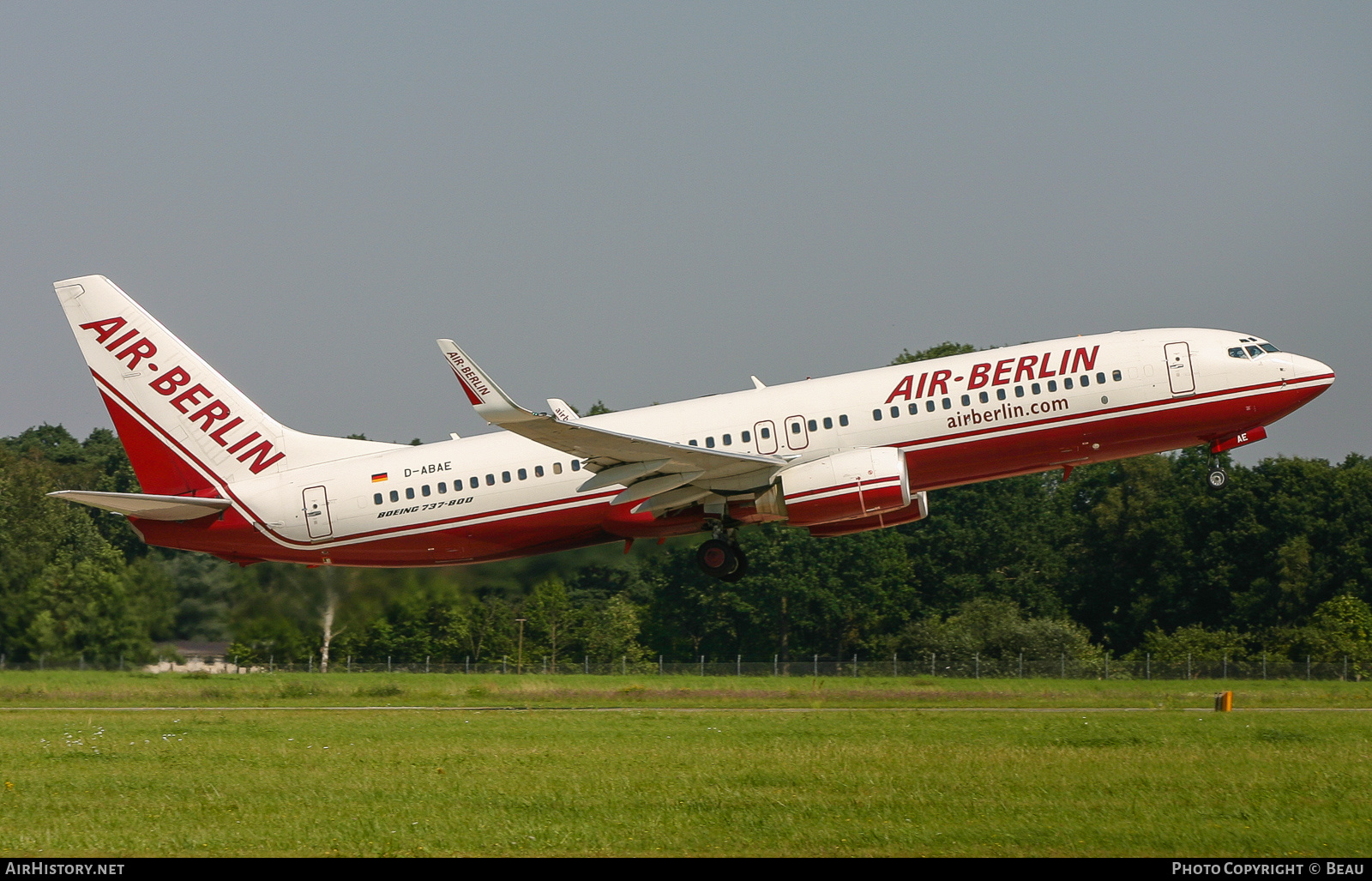 Aircraft Photo of D-ABAE | Boeing 737-86J | Air Berlin | AirHistory.net #386399