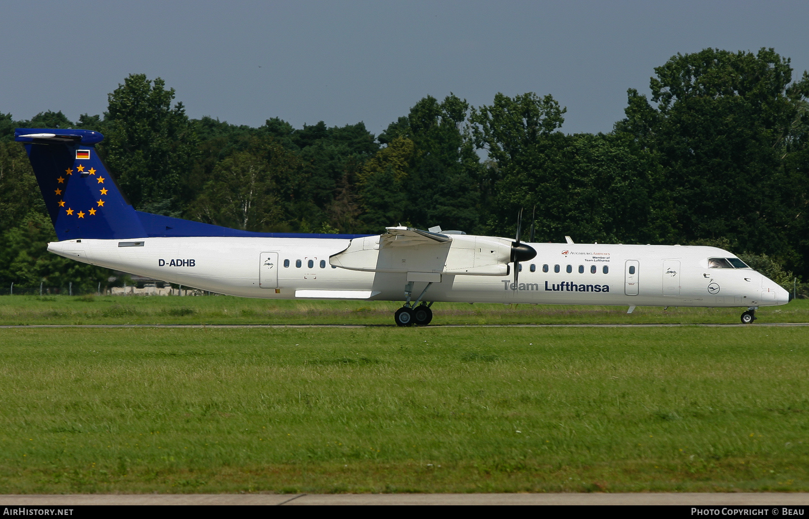 Aircraft Photo of D-ADHB | Bombardier DHC-8-402 Dash 8 | Team Lufthansa | AirHistory.net #386402
