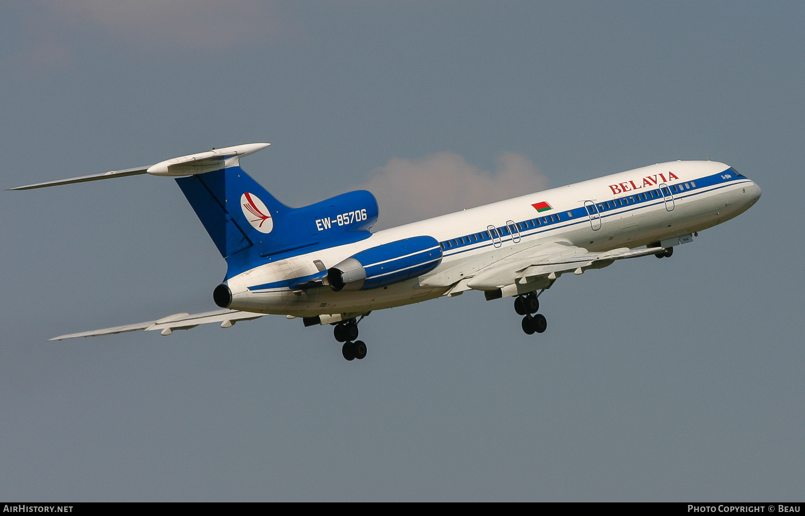 Aircraft Photo of EW-85706 | Tupolev Tu-154M | Belavia | AirHistory.net #386409