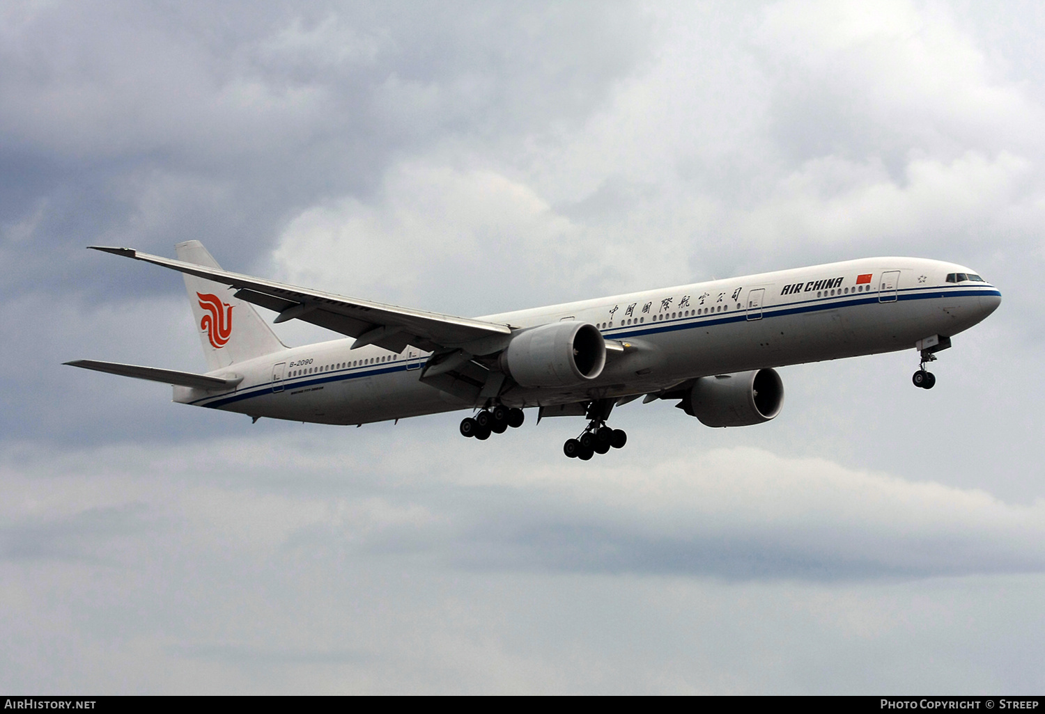 Aircraft Photo of B-2090 | Boeing 777-39L/ER | Air China | AirHistory.net #386438
