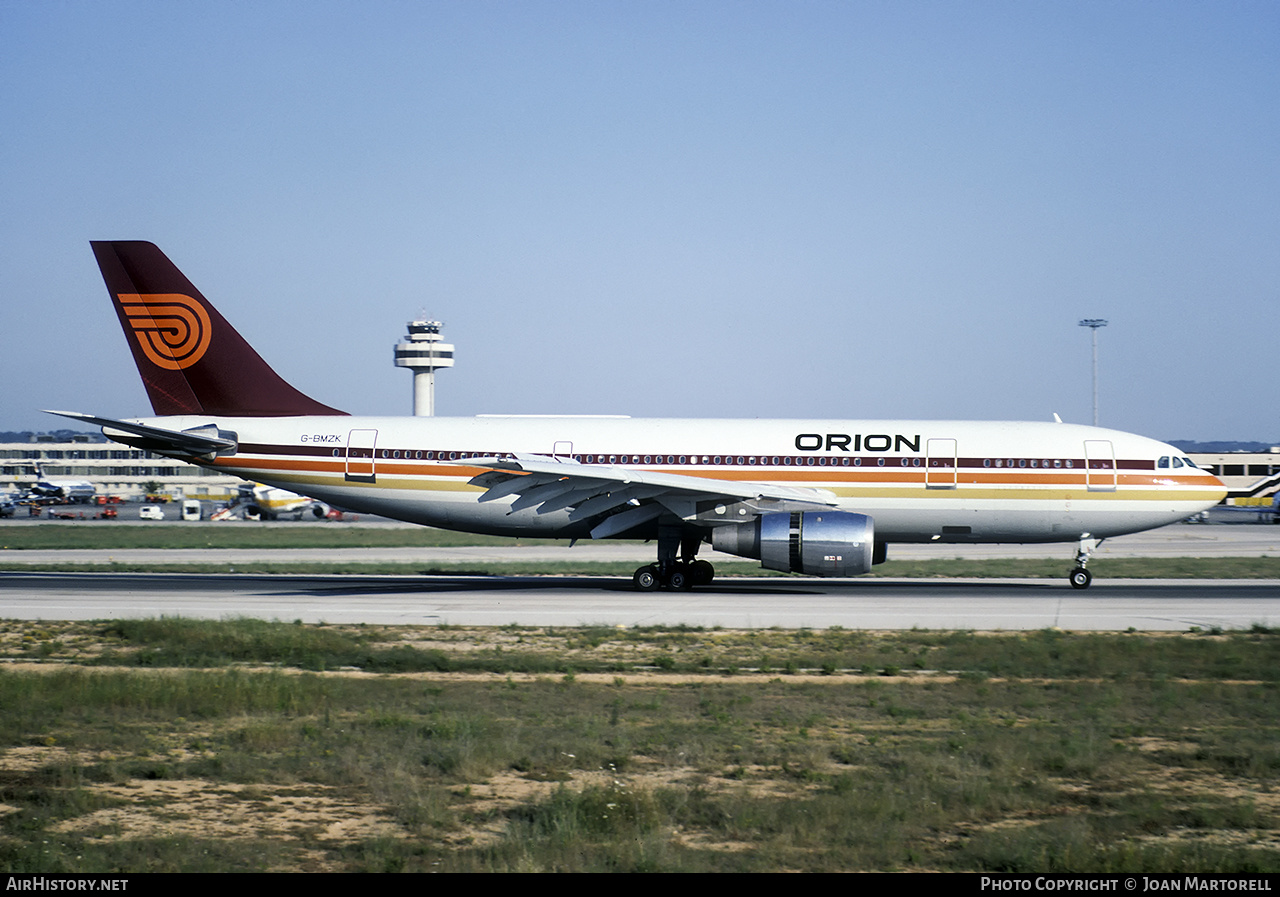 Aircraft Photo of G-BMZK | Airbus A300B4-203 | Orion Airways | AirHistory.net #386477