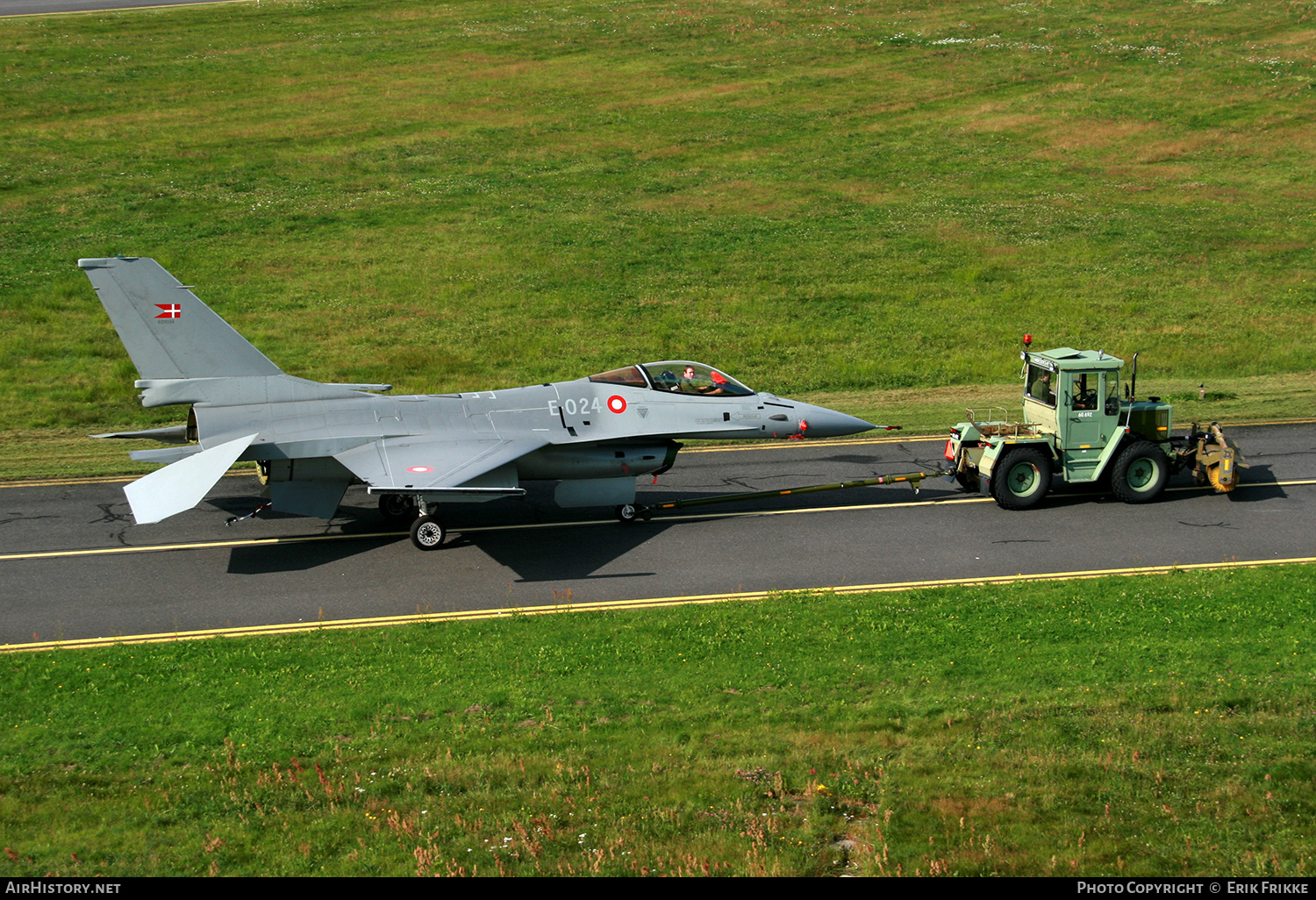Aircraft Photo of E-024 | General Dynamics F-16AM Fighting Falcon | Denmark - Air Force | AirHistory.net #386511