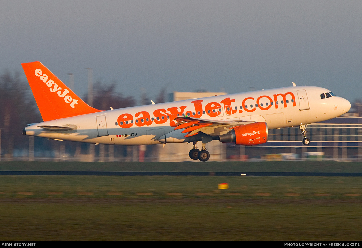 Aircraft Photo of HB-JYG | Airbus A319-111 | EasyJet | AirHistory.net #386548