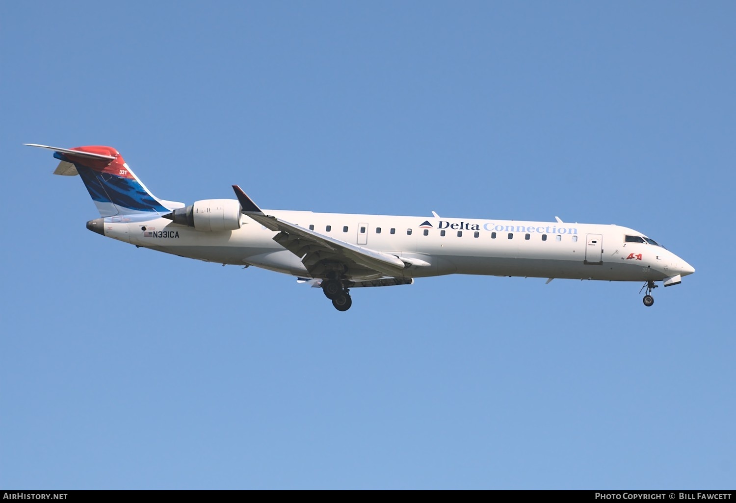 Aircraft Photo of N331CA | Bombardier CRJ-700 (CL-600-2C10) | Delta Connection | AirHistory.net #386563