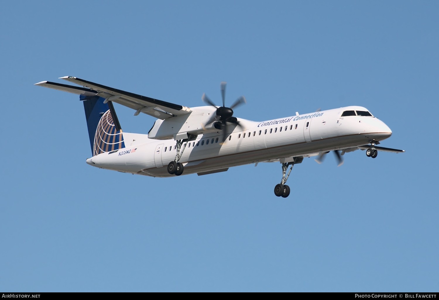 Aircraft Photo of N209WQ | Bombardier DHC-8-402 Dash 8 | Continental Connection | AirHistory.net #386570