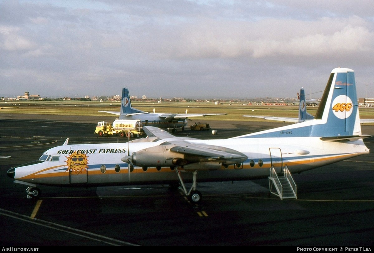 Aircraft Photo of VH-EWQ | Fokker F27-500 Friendship | East-West Airlines | AirHistory.net #386584