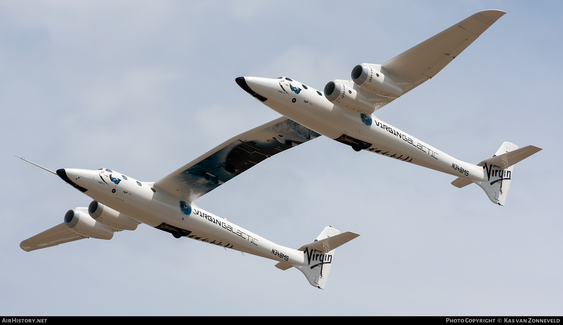 Aircraft Photo of N348MS | Scaled Composites 348 White Knight 2 | Virgin Galactic | AirHistory.net #386605