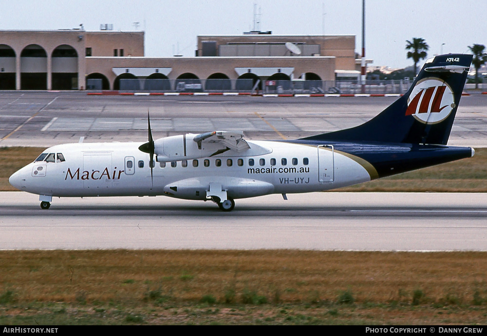 Aircraft Photo of VH-UYJ | ATR ATR-42-500 | MacAir Airlines | AirHistory.net #386630