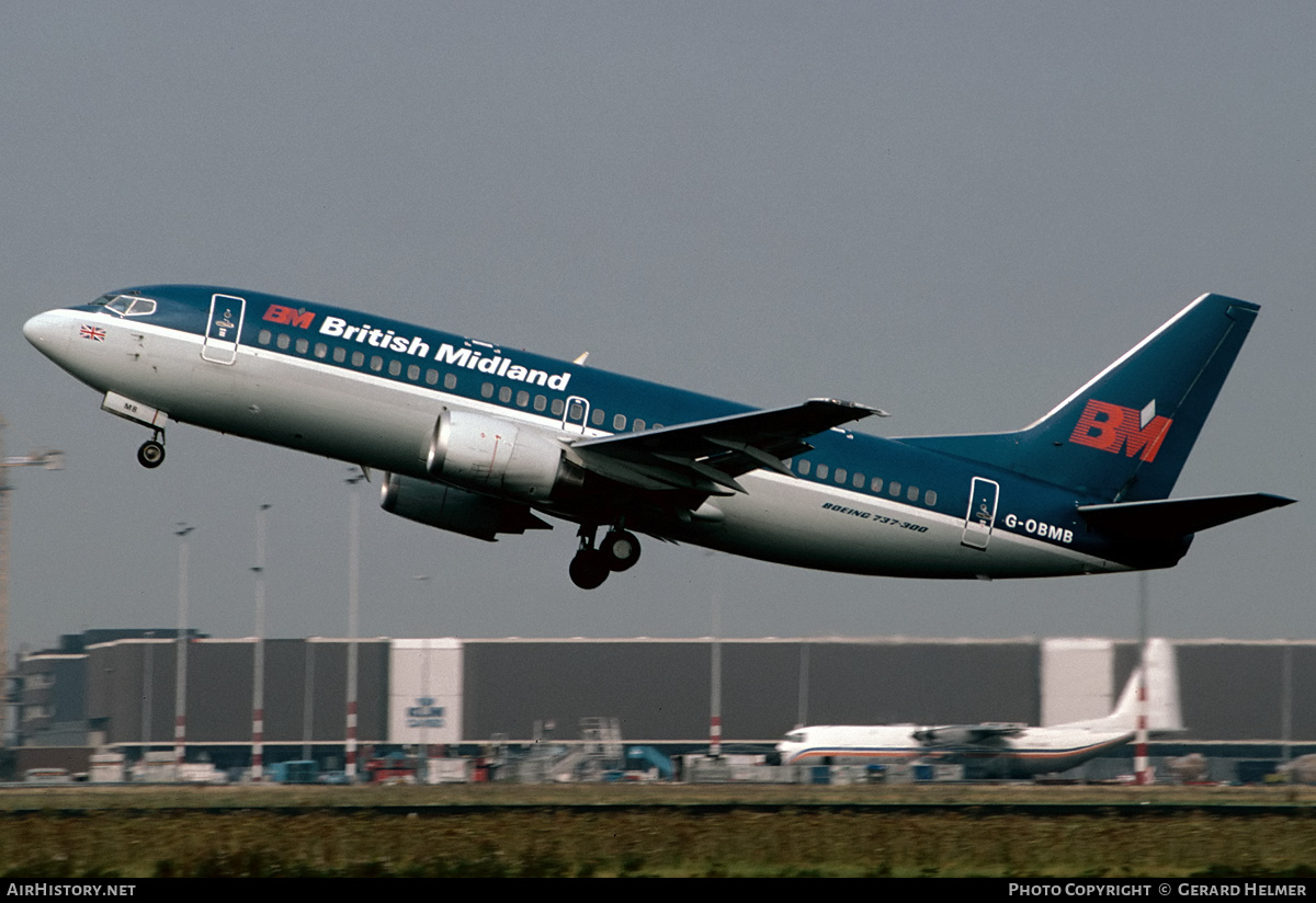 Aircraft Photo of G-OBMB | Boeing 737-33A | British Midland Airways - BMA | AirHistory.net #386631