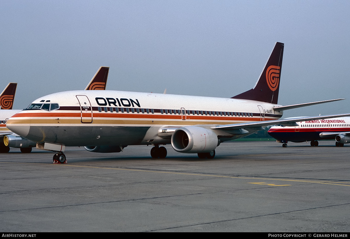 Aircraft Photo of G-BLKB | Boeing 737-3T5 | Orion Airways | AirHistory.net #386633