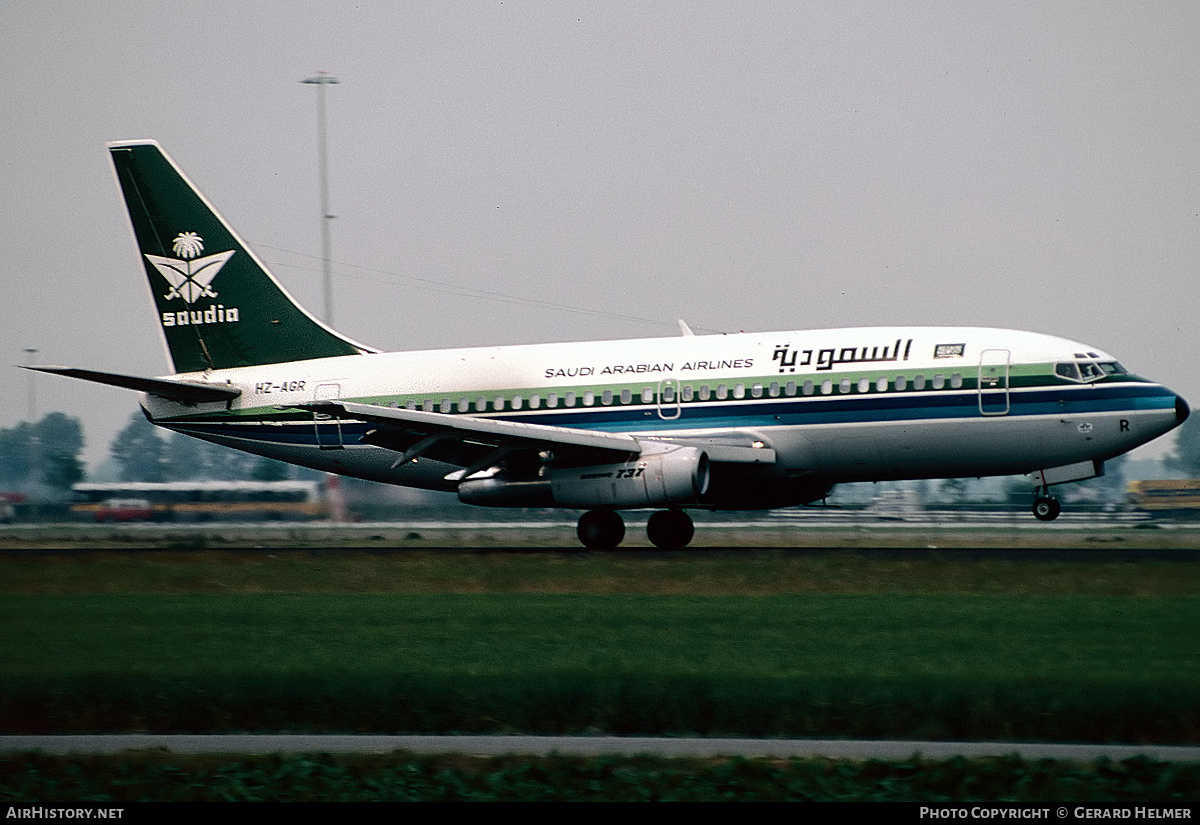 Aircraft Photo of HZ-AGR | Boeing 737-268/Adv | Saudia - Saudi Arabian Airlines | AirHistory.net #386634