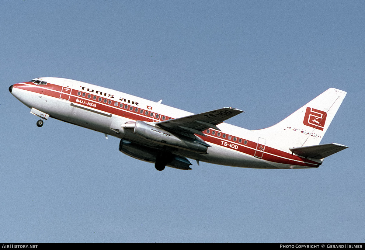 Aircraft Photo of TS-IOD | Boeing 737-2H3C/Adv | Tunisair | AirHistory.net #386655