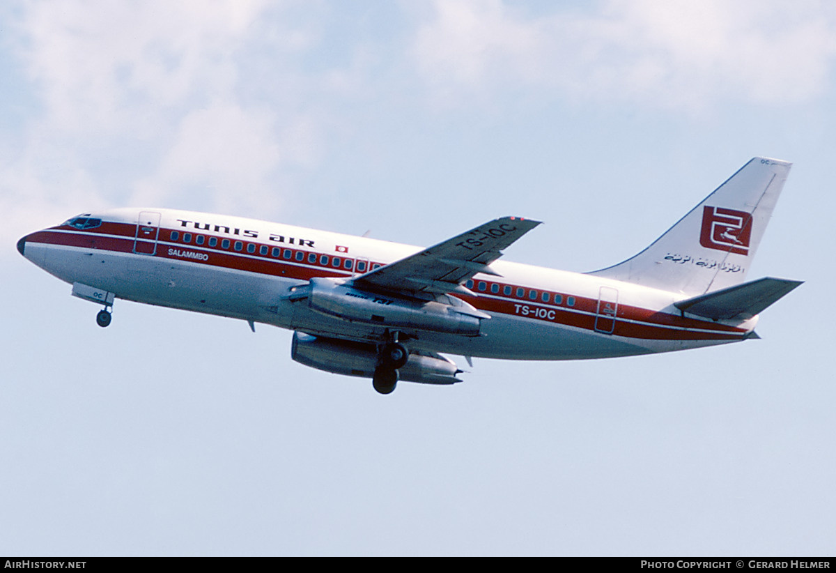 Aircraft Photo of TS-IOC | Boeing 737-2H3C/Adv | Tunis Air | AirHistory.net #386667