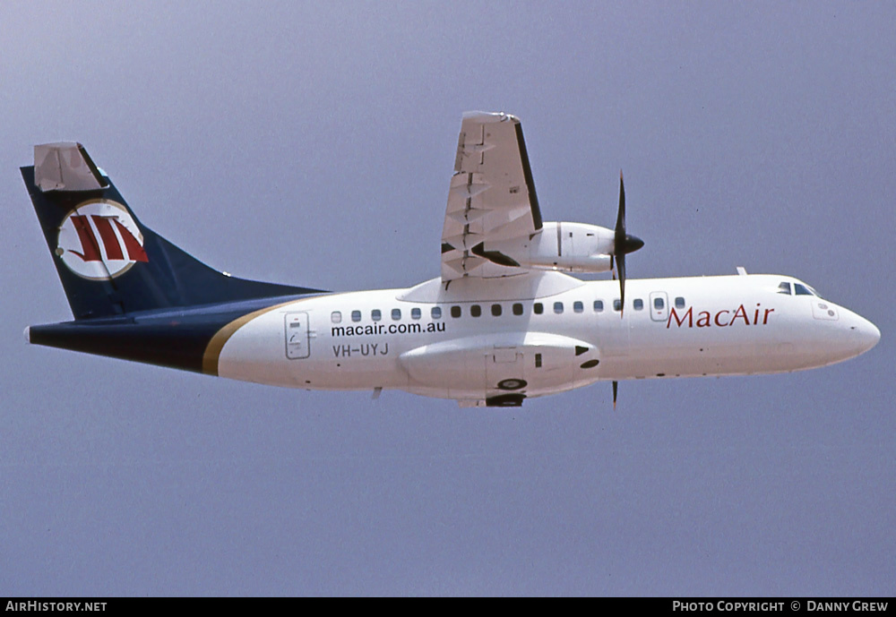 Aircraft Photo of VH-UYJ | ATR ATR-42-500 | MacAir Airlines | AirHistory.net #386668