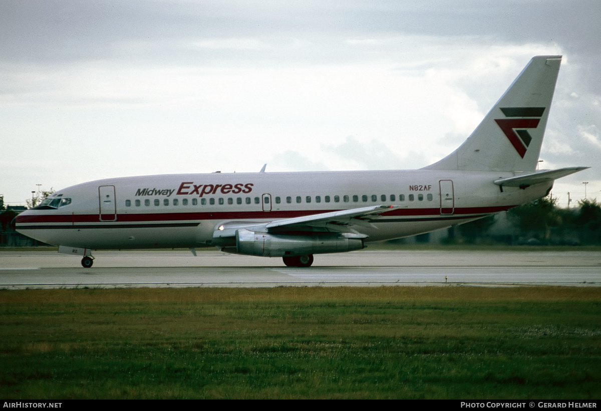 Aircraft Photo of N82AF | Boeing 737-2T4/Adv | Midway Express | AirHistory.net #386705
