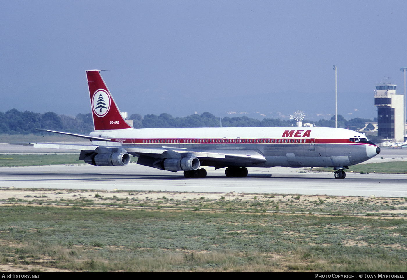 Aircraft Photo of OD-AFD | Boeing 707-3B4C | MEA - Middle East Airlines | AirHistory.net #386710