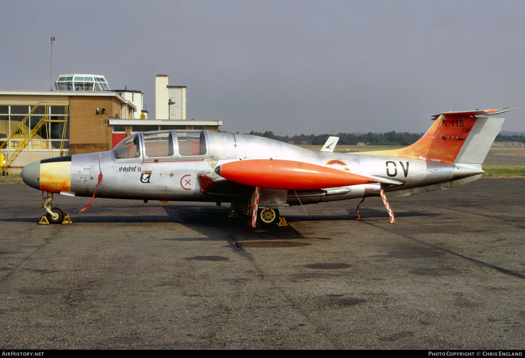 Aircraft Photo of 115 | Morane-Saulnier MS-760B Paris II | France - Air Force | AirHistory.net #386724