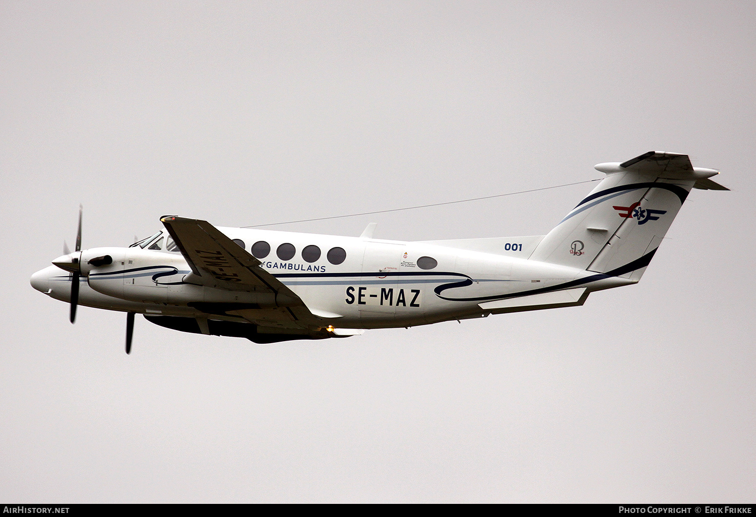Aircraft Photo of SE-MAZ | Beech B200 Super King Air | SOS Flygambulans | AirHistory.net #386734