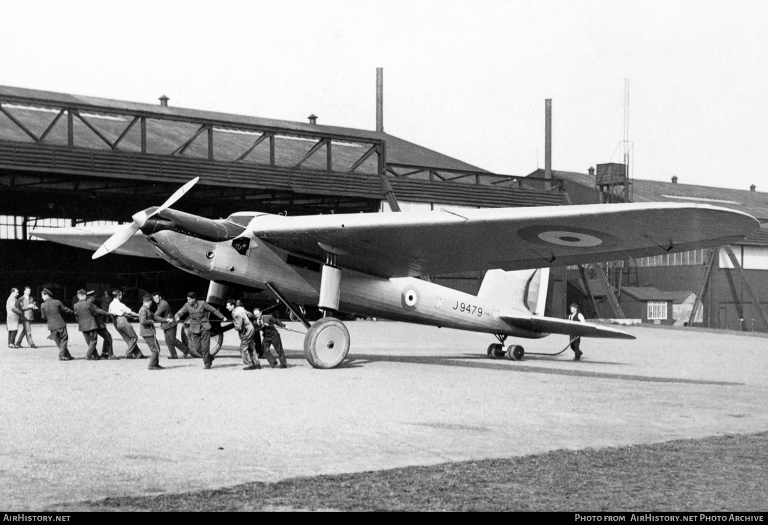 Aircraft Photo of J9479 | Fairey Long-range Monoplane | UK - Air Force | AirHistory.net #386813
