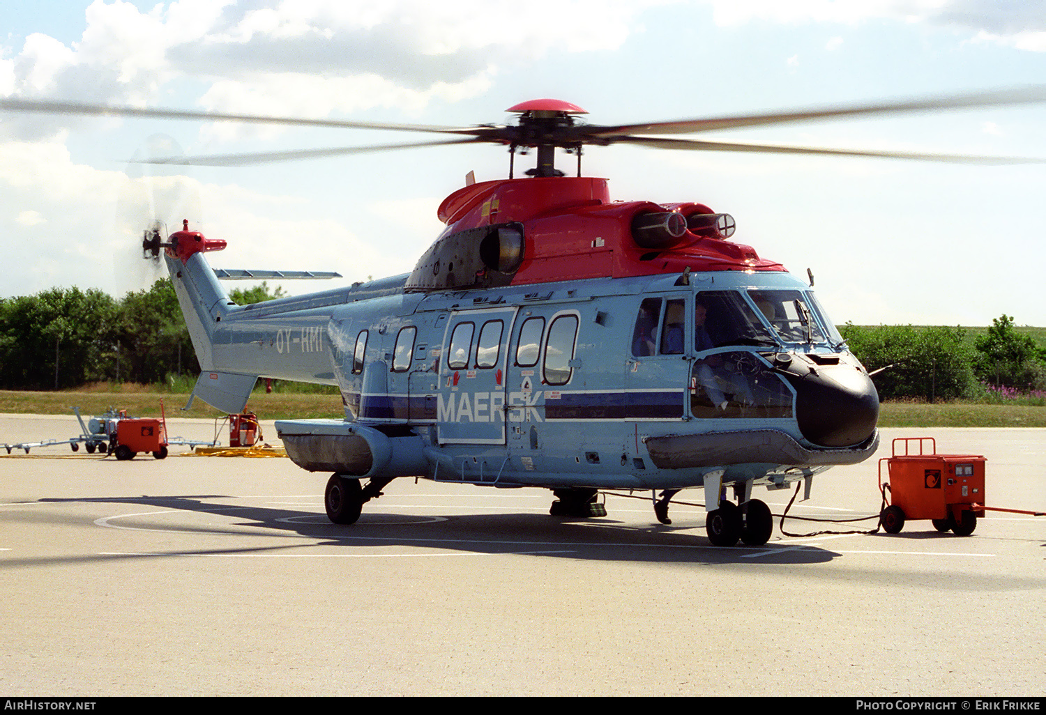 Aircraft Photo of OY-HMI | Aerospatiale AS-332L Super Puma | Maersk Air | AirHistory.net #386814