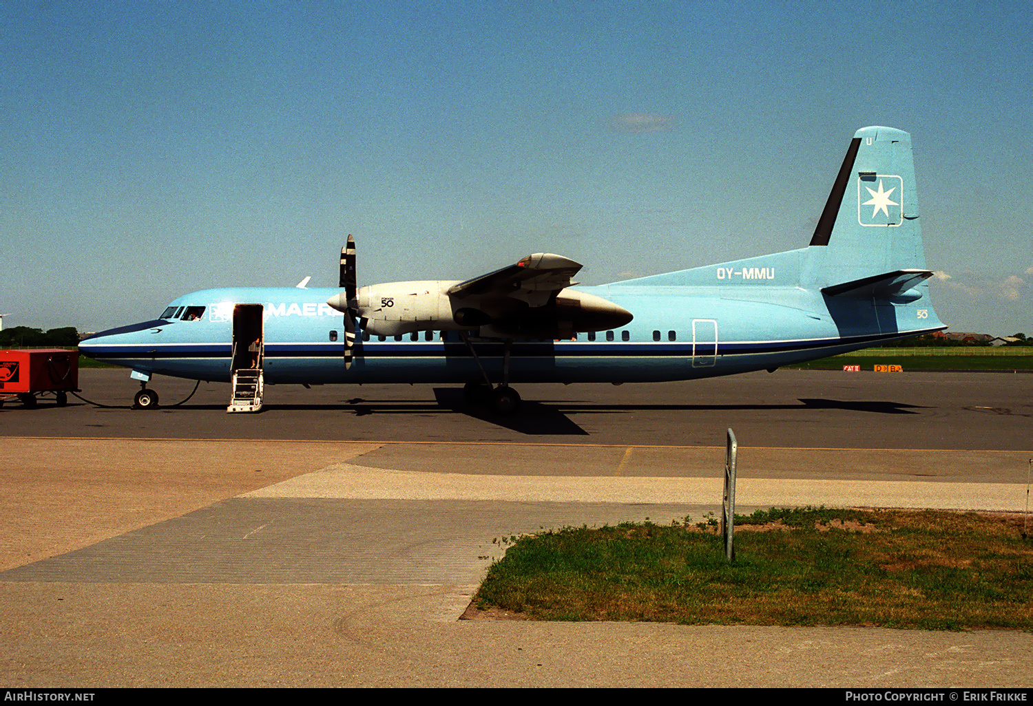 Aircraft Photo of OY-MMU | Fokker 50 | Maersk Air | AirHistory.net #386817