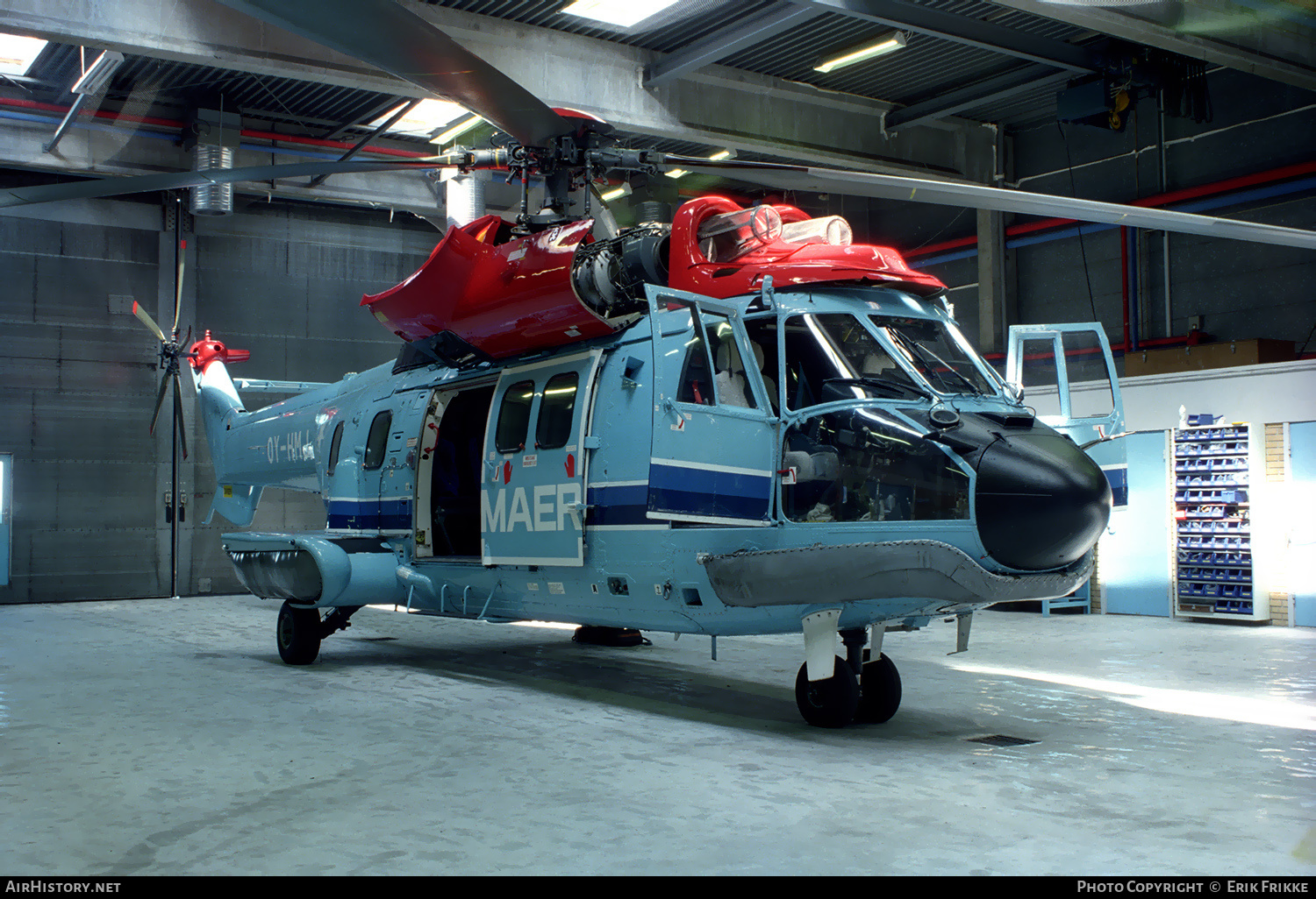 Aircraft Photo of OY-HMJ | Aerospatiale AS-332L Super Puma | Maersk Air | AirHistory.net #386818