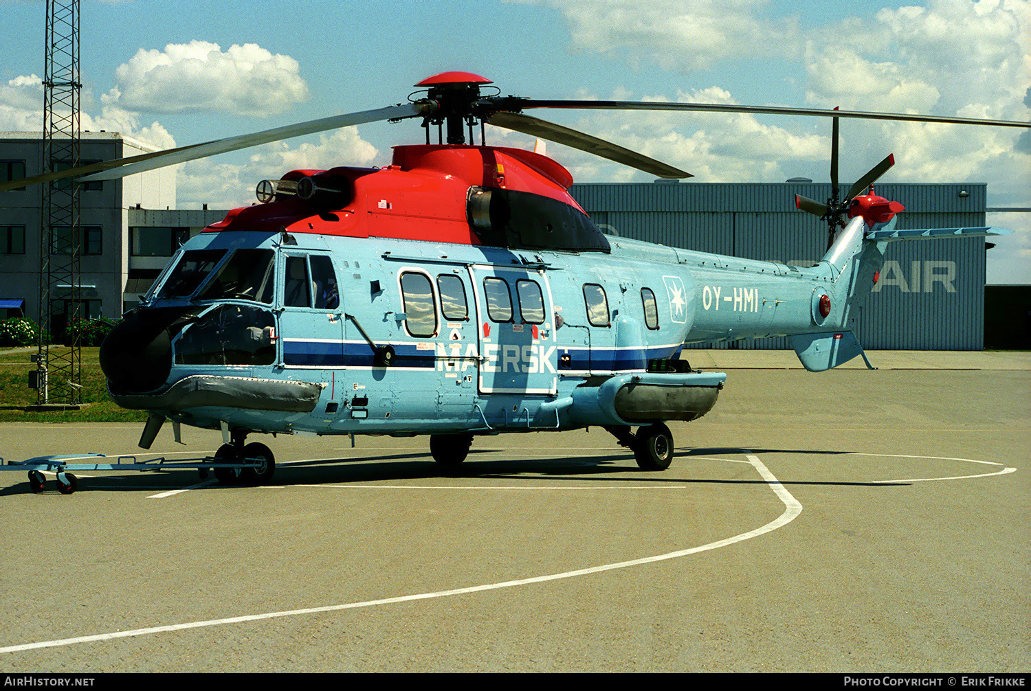 Aircraft Photo of OY-HMI | Aerospatiale AS-332L Super Puma | Maersk Air | AirHistory.net #386828