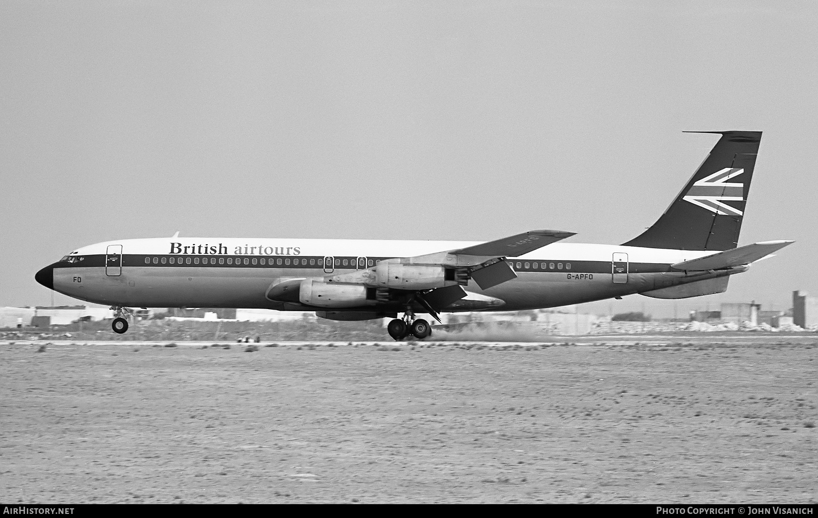 Aircraft Photo of G-APFO | Boeing 707-436 | British Airtours | AirHistory.net #386846